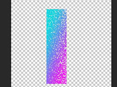 ps怎么制作彩虹渐变磨砂效果? 磨砂消散效果ps做法